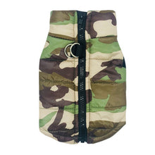 Load image into Gallery viewer, Waterproof Dog Clothes Camo Pattern Jacket