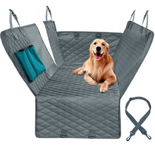 Load image into Gallery viewer, Dog Car Rear Back Seat Cover- Waterproof Pet Carrier-  Mat Hammock Cushion Protector With Zipper And Pockets
