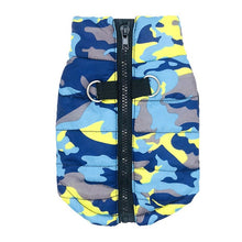 Load image into Gallery viewer, Waterproof Dog Clothes Camo Pattern Jacket
