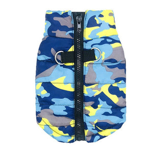 Waterproof Dog Clothes Camo Pattern Jacket