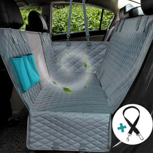 Load image into Gallery viewer, Dog Car Rear Back Seat Cover- Waterproof Pet Carrier-  Mat Hammock Cushion Protector With Zipper And Pockets
