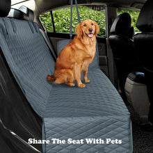 Load image into Gallery viewer, Dog Car Rear Back Seat Cover- Waterproof Pet Carrier-  Mat Hammock Cushion Protector With Zipper And Pockets
